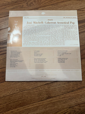 Joni Mitchell - Live at Canterbury House - 1967 Limited Edition