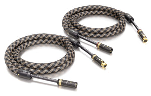 VIABLUE NF-S6 AIR Interconnect Cable with T8 Terminations (Pair)