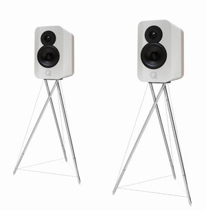 Q Acoustics Concept 300 Bookshelf Loudspeakers w/Stands (Pair)